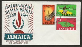1968 JAMAICA FDC International Human Rights Year
