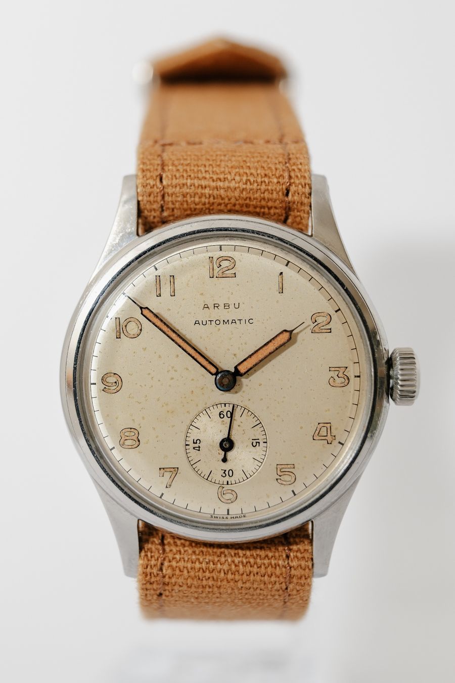 Orologi: Arbu Field Watch Bumper Automatic Radium Dial 34mm 1950s – Usato da Vevey venduto da Vintage_Analog_Goods 3
