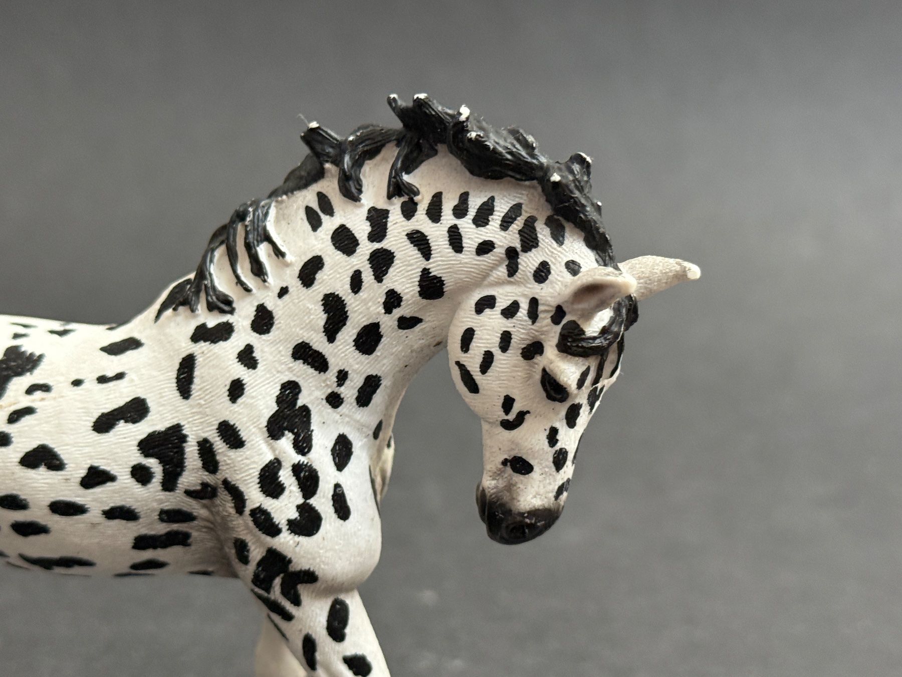 Schleich Statuette: Schleich Knabstrupper Stute (13769) Pferd – Usato da Ennetbaden venduto da mapa05 2