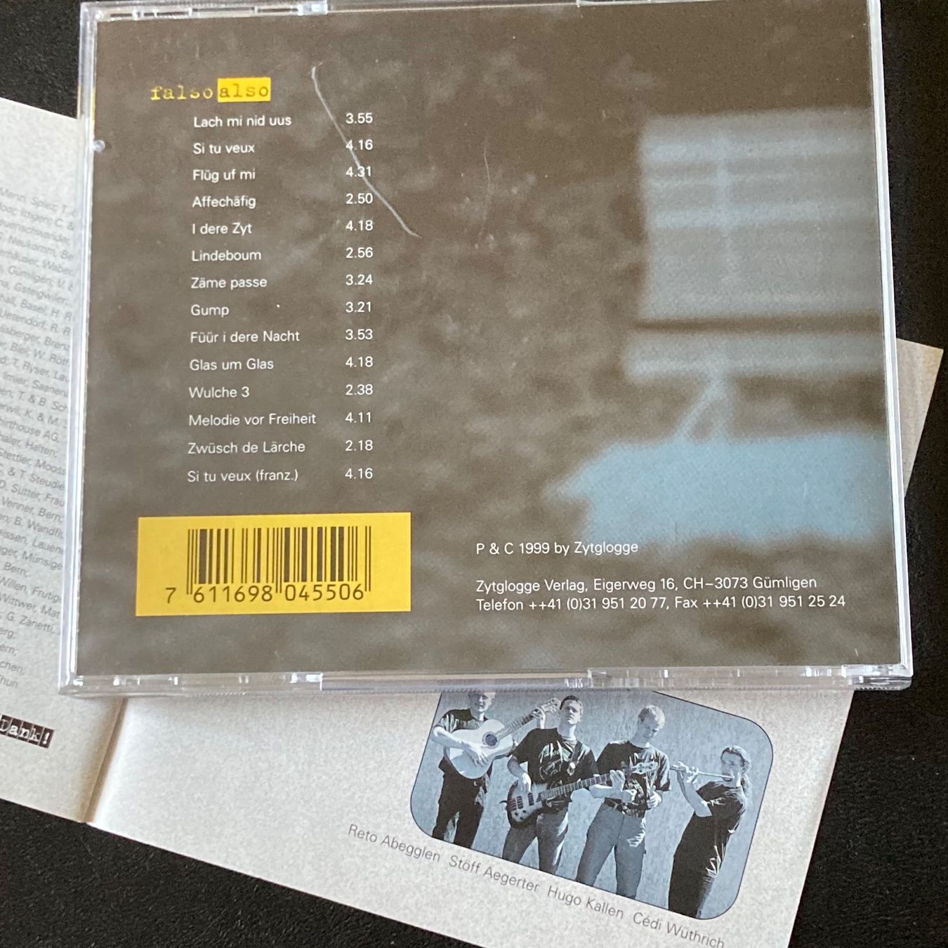 CD: Falso - Also | Berner Mundart – Usato da Bern venduto da Ntsamina 1