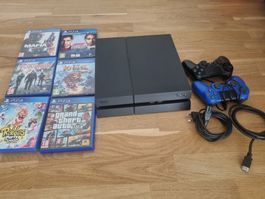 Playstation 4 500GB inkl  2 Controller