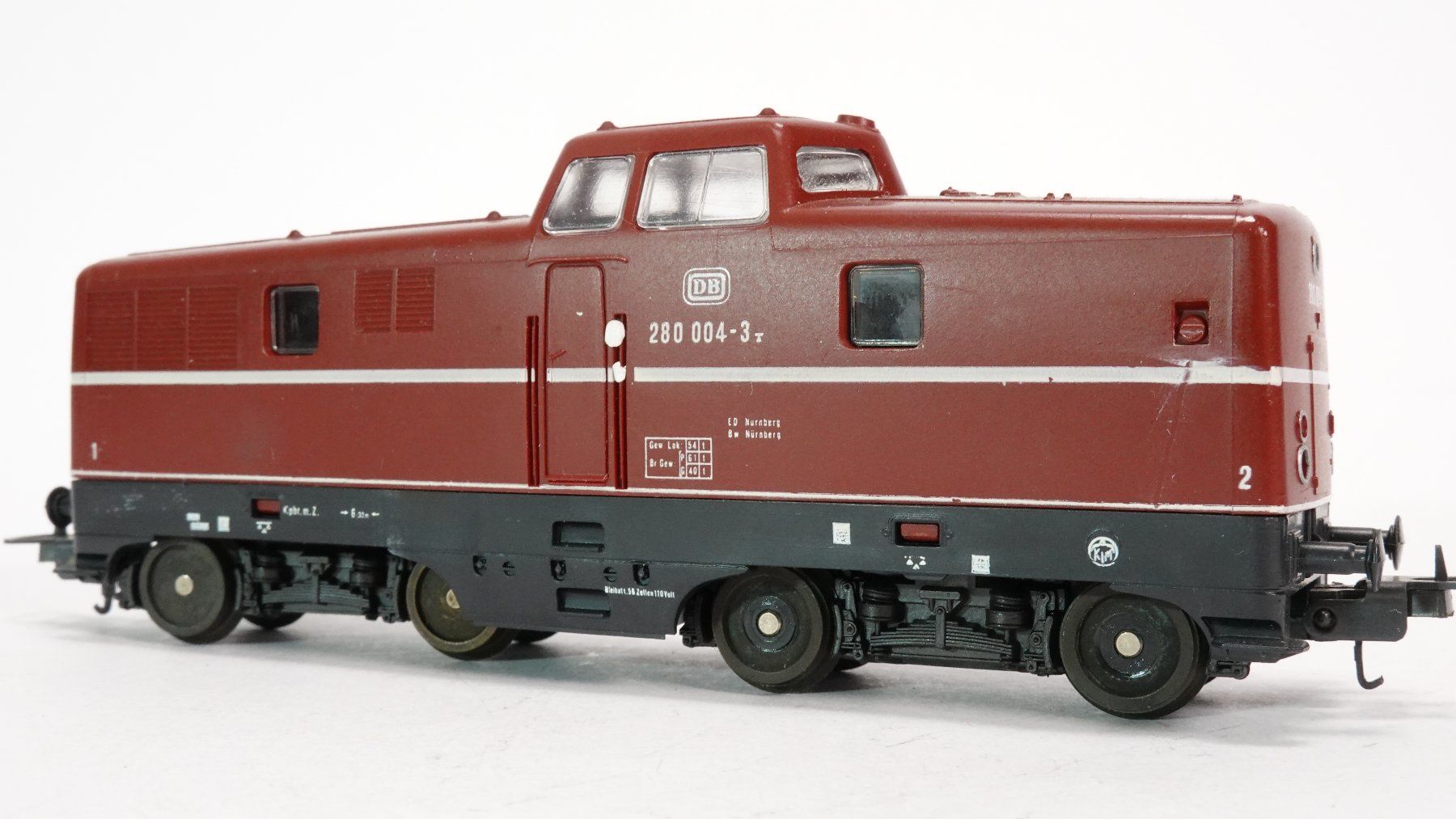 Lima Modelleisenbahnen: e55 Lima DB BR 280 Dieselok / Spielware – Gebraucht aus Thun von evinka_gmbh 8
