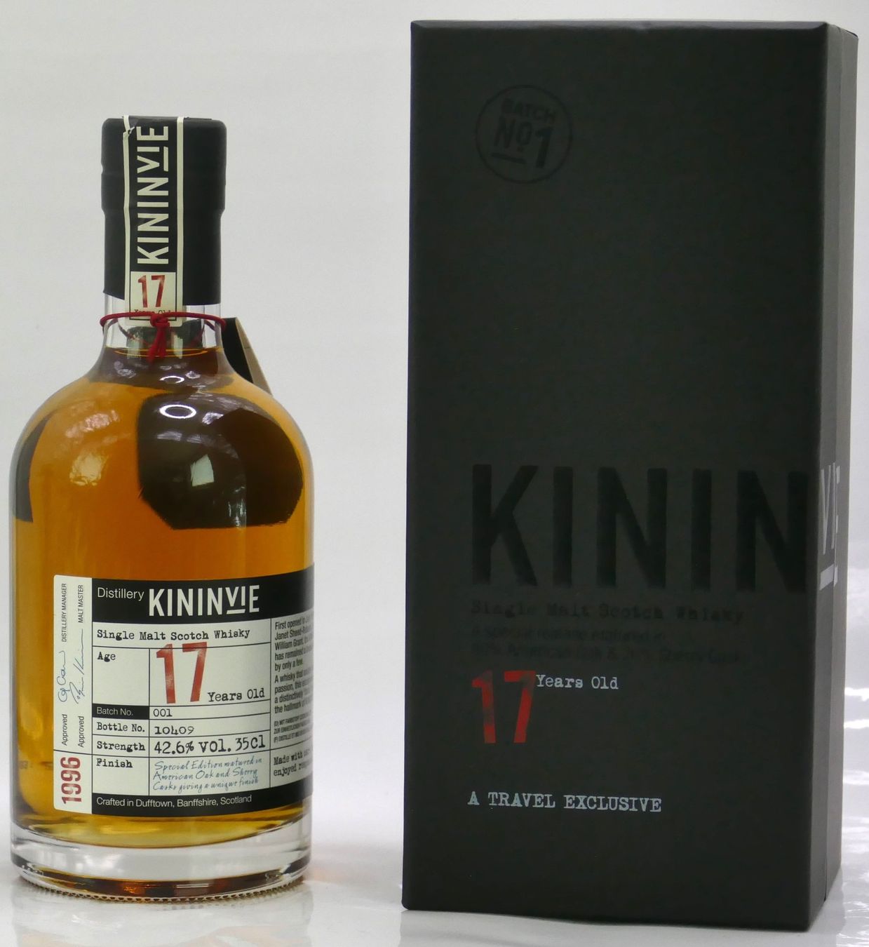 Bevande alcoliche: Kinivie 1996 - 17 Jahre - Batch 1 – Nuovo e nell'imballaggio originale da Hochdorf venduto da Sukram58