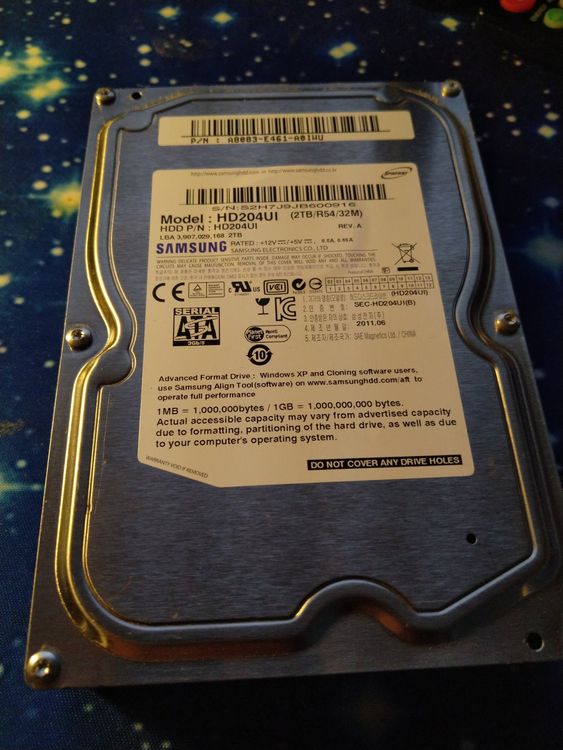 Samsung 2TB 3.5" HDD HD204UI | Kaufen auf Ricardo