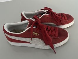 Puma Suede Classic – Rot/Weiss – Grösse 36
