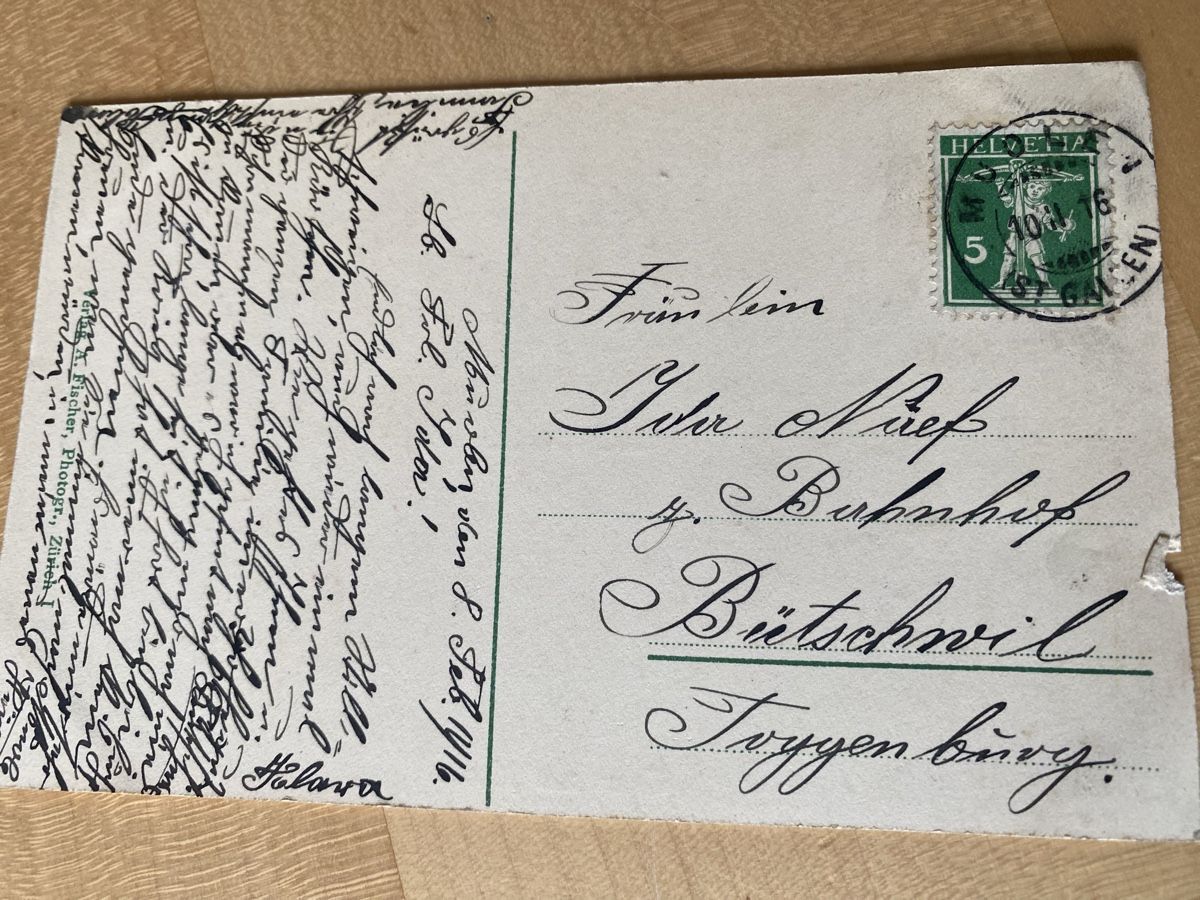 Cartoline postali: Ak Litho Muolen – Usato da Mosnang venduto da Goldwasser 1