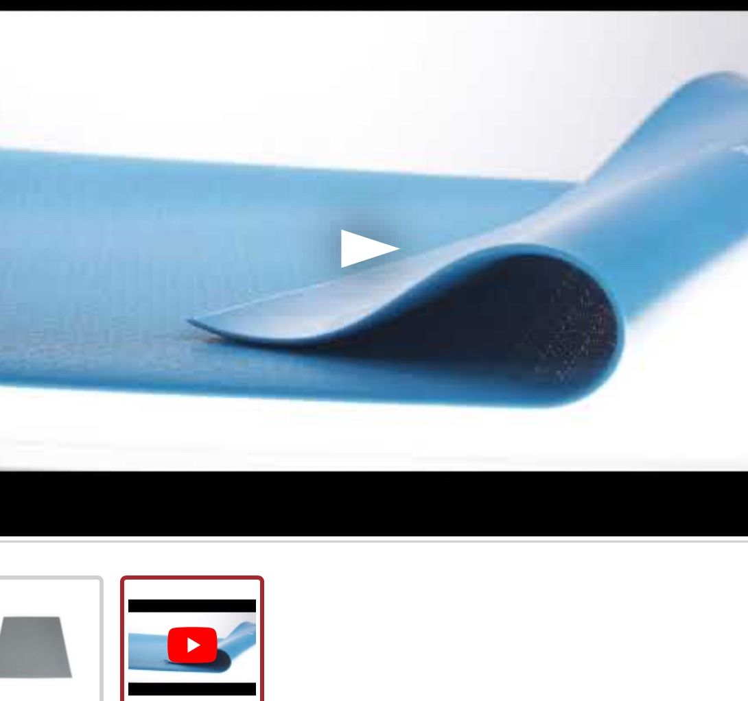 Tappetini fitness: neue Miltex Arbeitsplatzmatte Yoga Super – Nuovo (secondo la descrizione) da Necker venduto da liq24 2