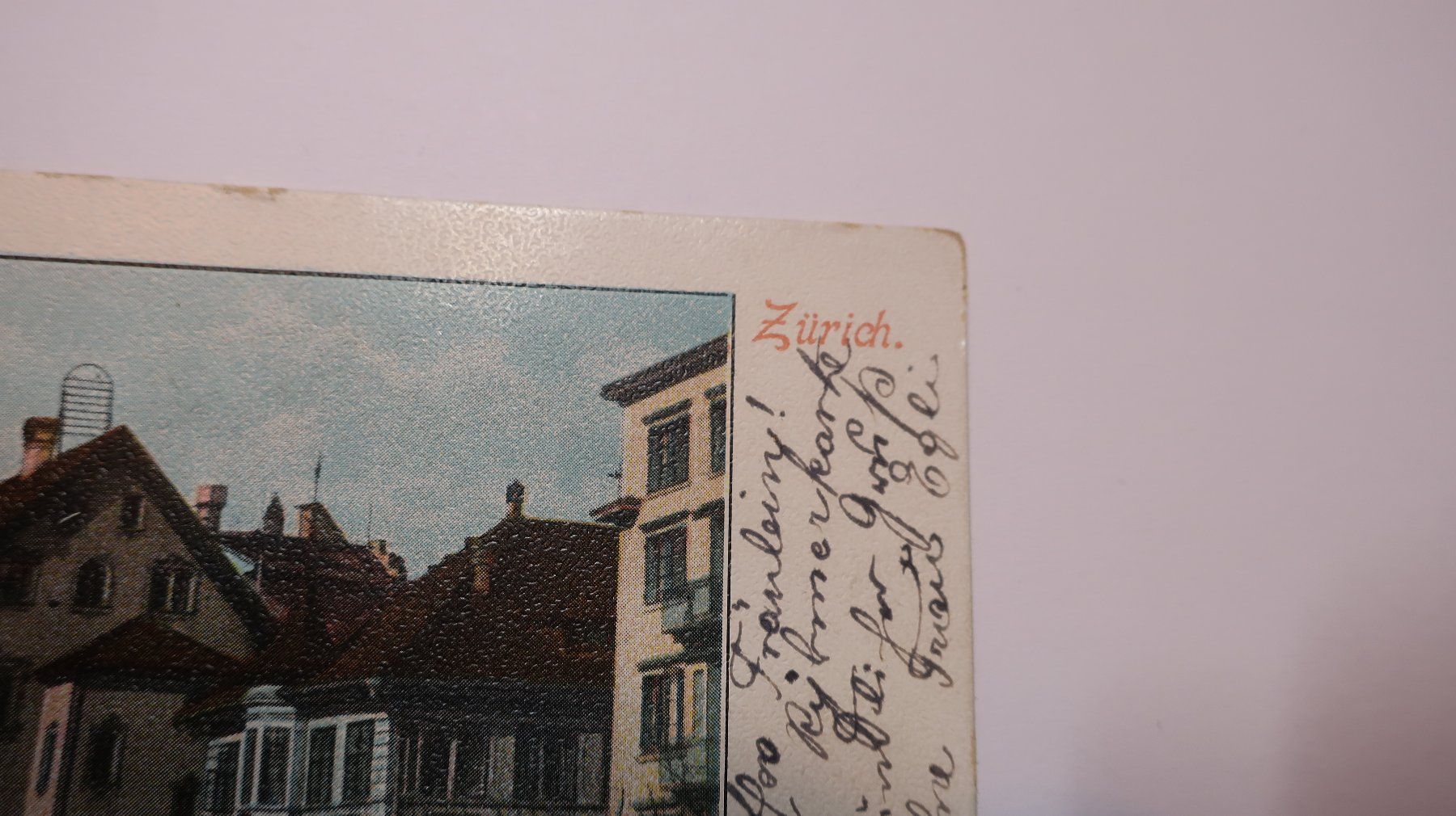 Cartoline postali: Zürich Rathausquai 1901 – Usato da Cormoret venduto da Pascalll2001 3