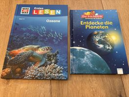 2 Kinderbücher: Entdecke die Planeten, Ozeane