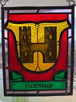 Eschenbach vintage Wappenscheibe 20 x 25 cm