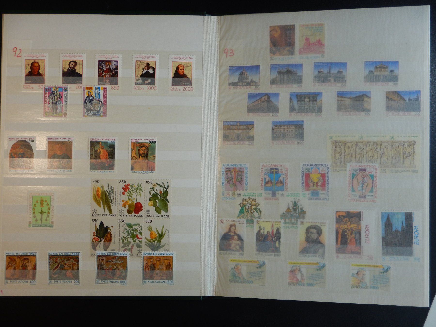 Tutti i francobolli: Vatikan Sammlung 1987-1998 ** – Usato da Zürich venduto da Muehlekauf 3