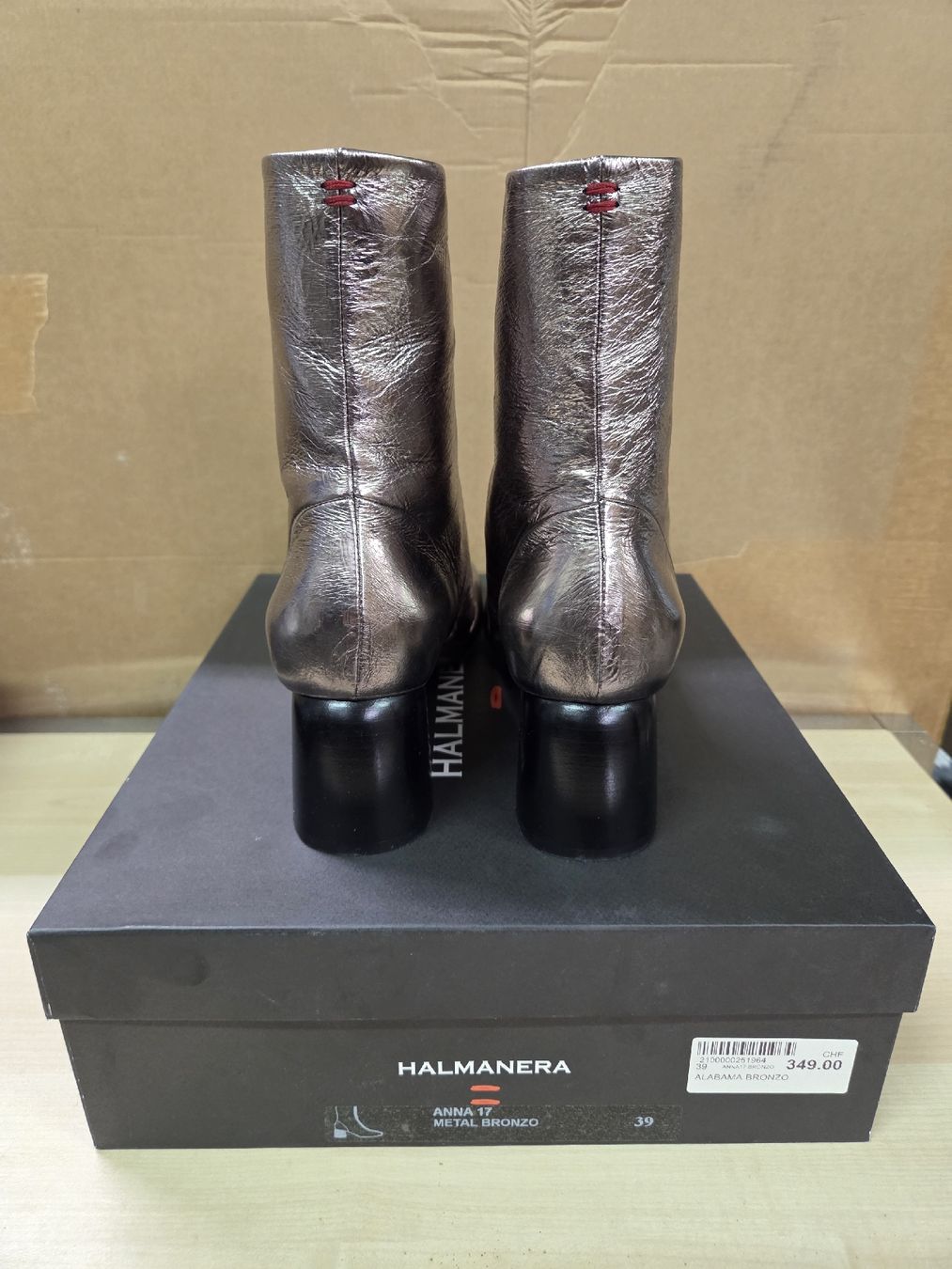 Scarpe da donna: Halmanera Boots Bronzo taglia 39 – Nuovo e nell'imballaggio originale da Maroggia venduto da MarDoni 2