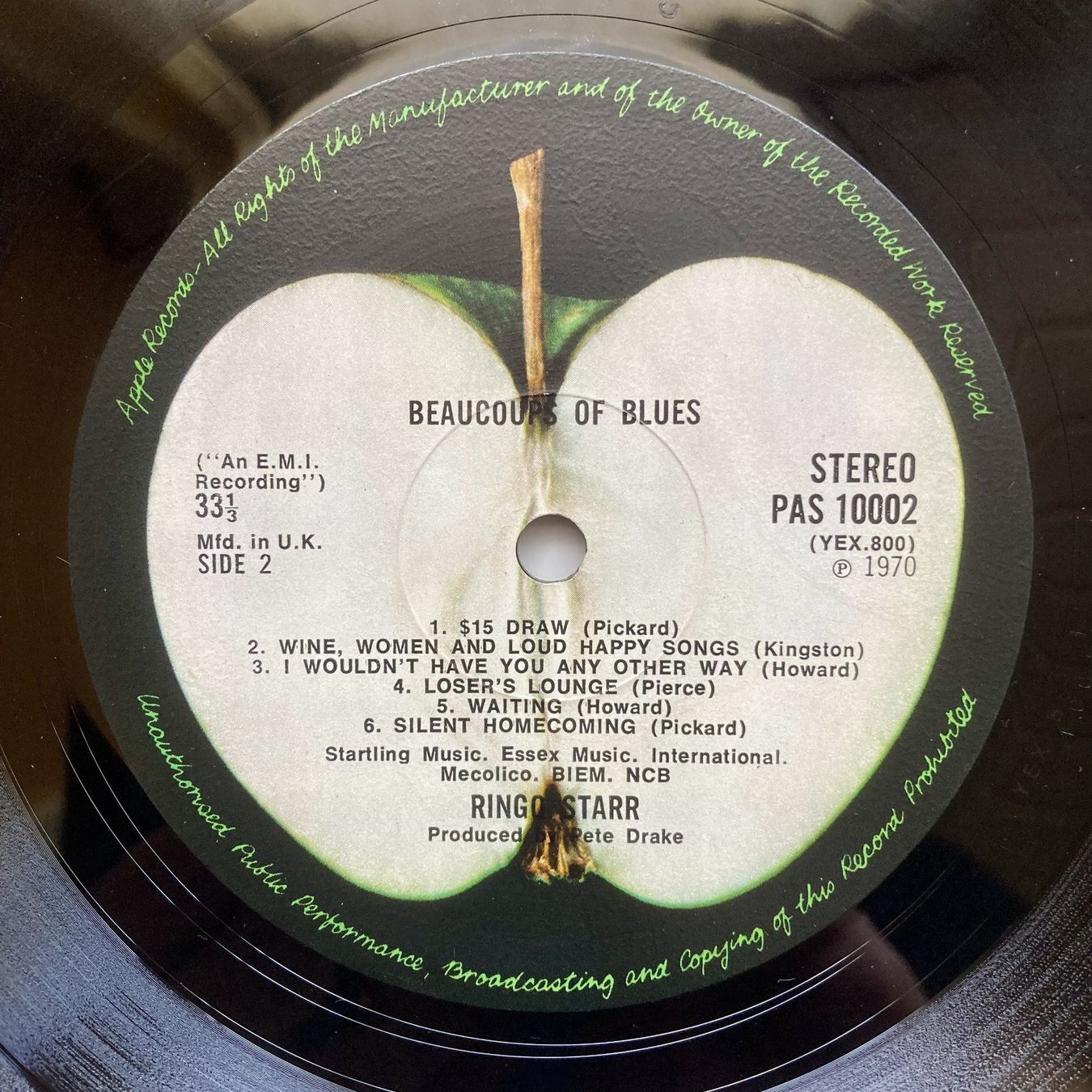 Schallplatten: LP Ringo Starr - Beaucoups of Blues – Gebraucht aus Küttigen von Jupiterfred 6