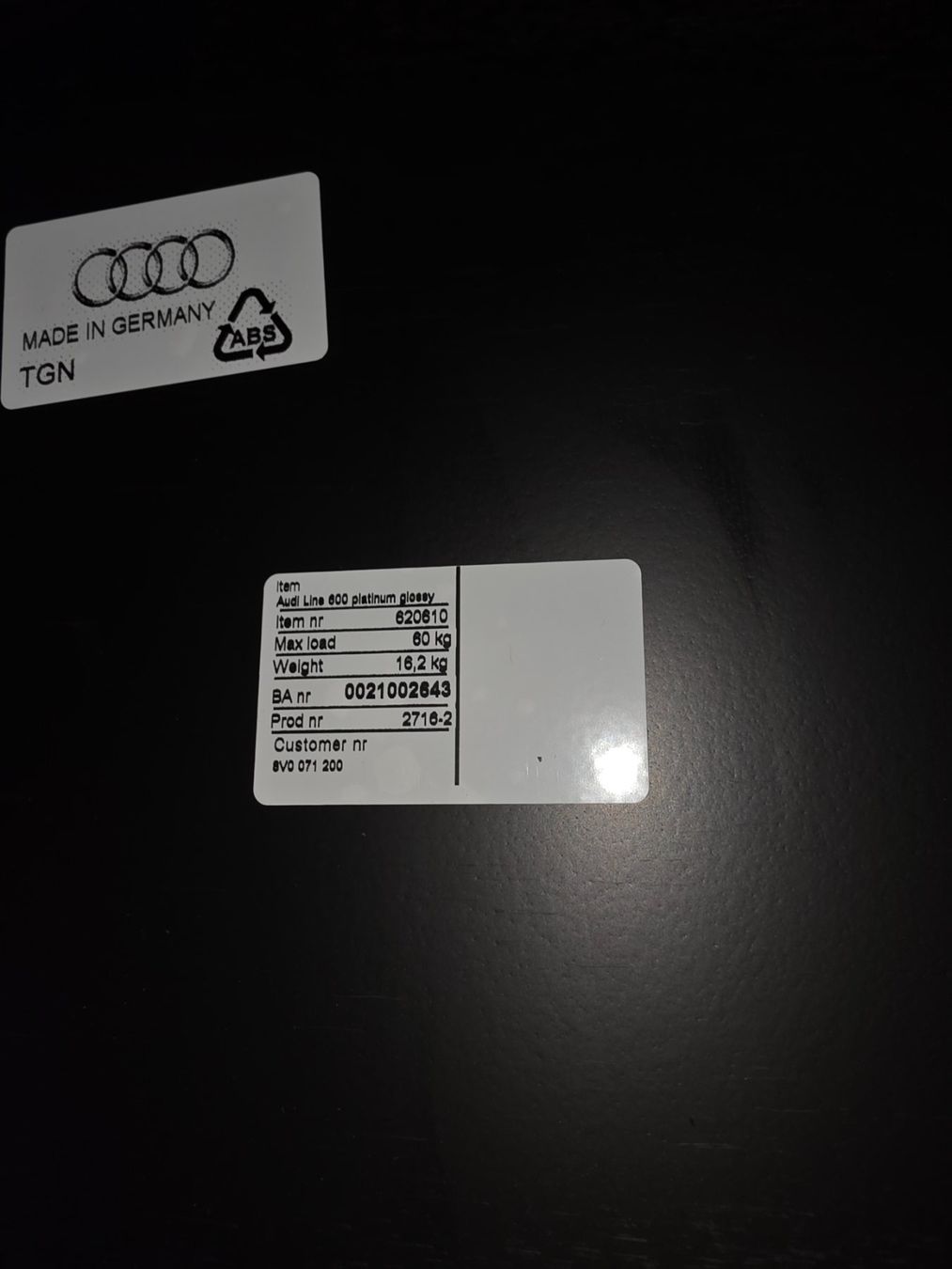 Dachboxen: Original Audi Dachbox Komplett mit Träger – Gebraucht aus Flamatt von AdrianRS 6
