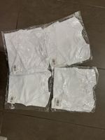 Bodys NEU weiss uni Baumwolle 4 Stk. 6-9 Monate 68/74