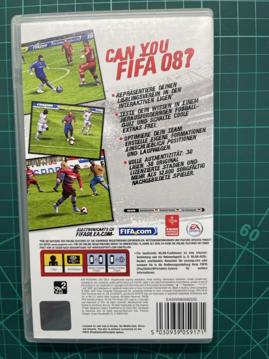 Sony Spiele: FIFA 08 PSP – Gebraucht aus Killwangen von cherubim13 1