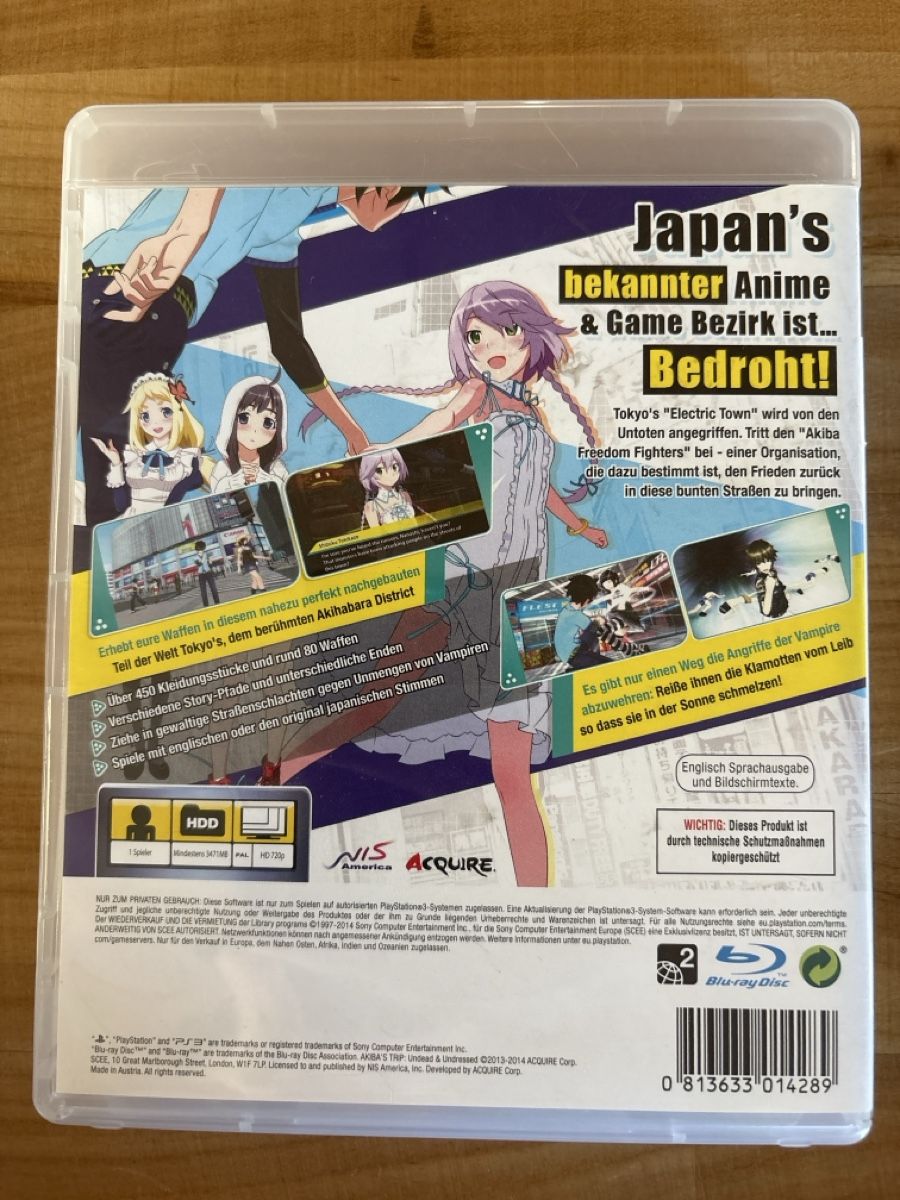 Giochi: PS3 Game / Akiba's Trip Undead Undressed – Usato da Rümlang venduto da resale35 1