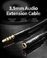 3.5mm AUX Verlängerungskabel HiFi Audio Klinke, 3m