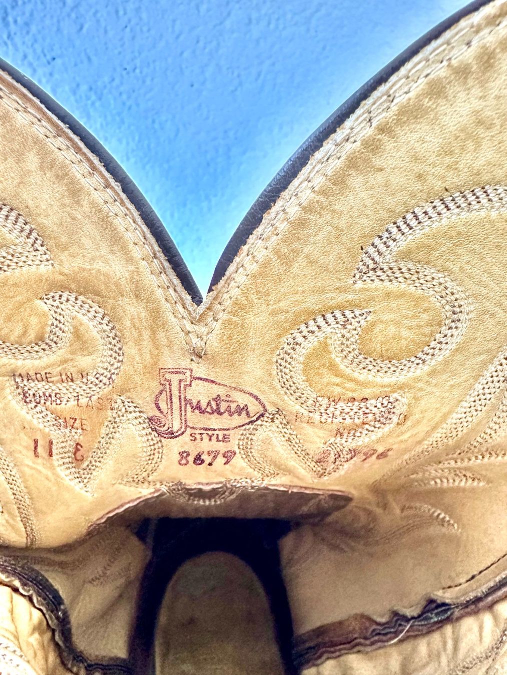 Scarpe da uomo: JUSTIN echt Python Schlangenleder Cowboystiefel Grösse 11 – Usato da Lugnorre venduto da remu62 3