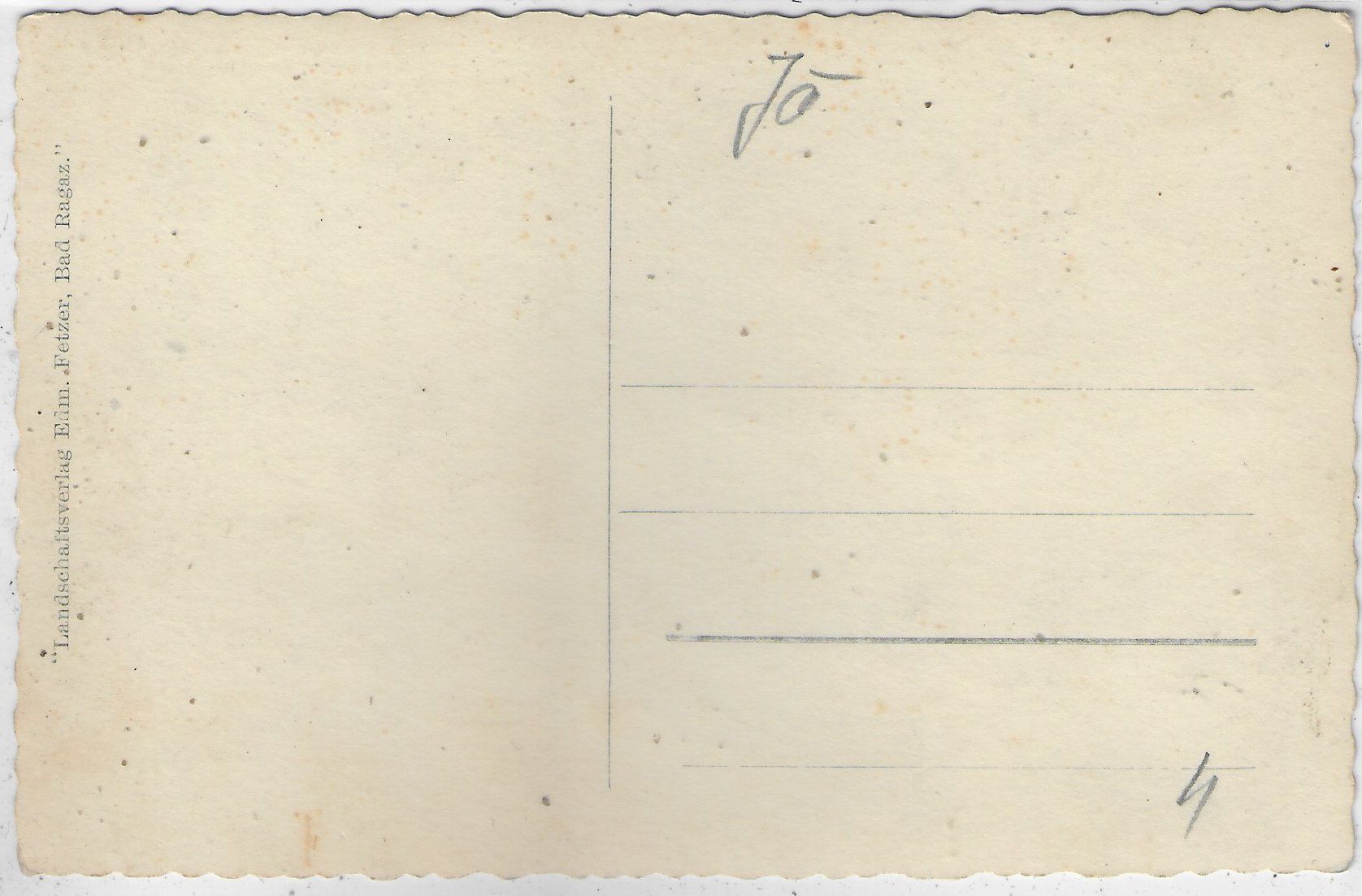Cartoline postali: Taminafall bei Bad Ragaz – Usato da Ettingen venduto da Kartenplanet 1