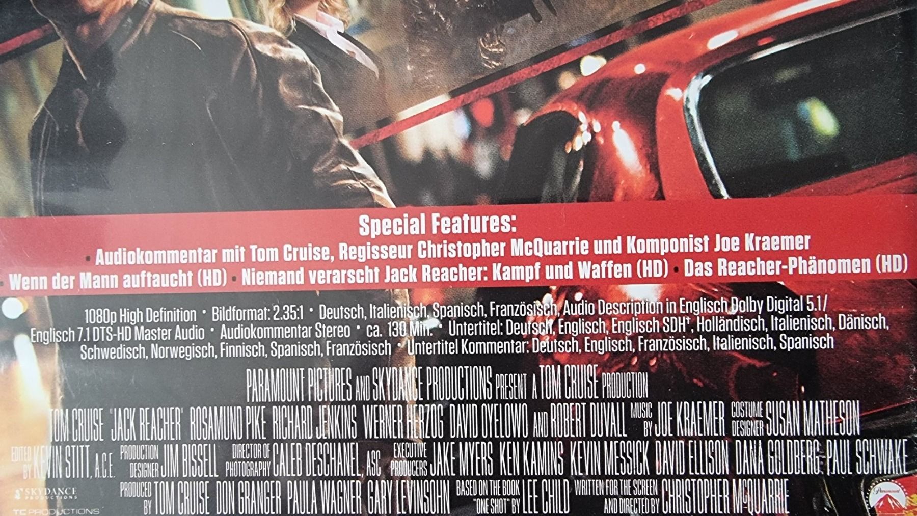 Tutti i DVDs: Blu Ray - Jack Reacher / Tom Cruise – Usato da Oetwil am See venduto da fineli2 1