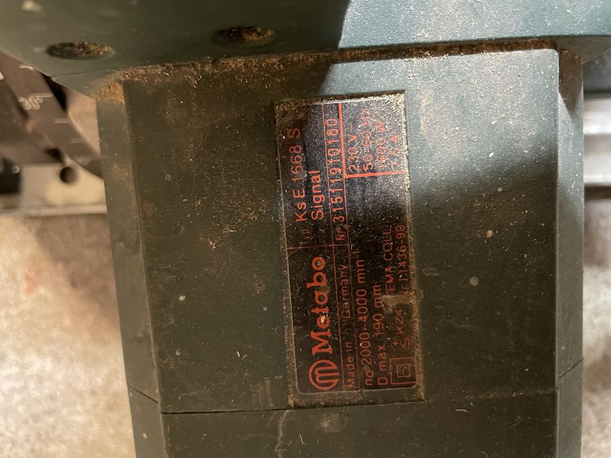 Metabo Seghe: Handkreissäge Metabo – Usato da Winterthur venduto da bsonic1 4