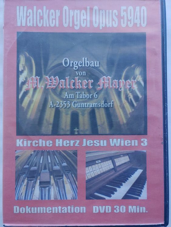 DVD-Dokumentation zum Orgelbau Walcker Orgel Opus 5940 (Gebraucht) in ...