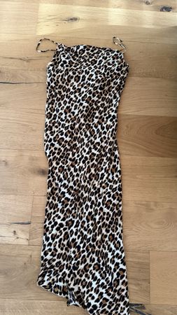 Mango  leopard slip Dress, size M