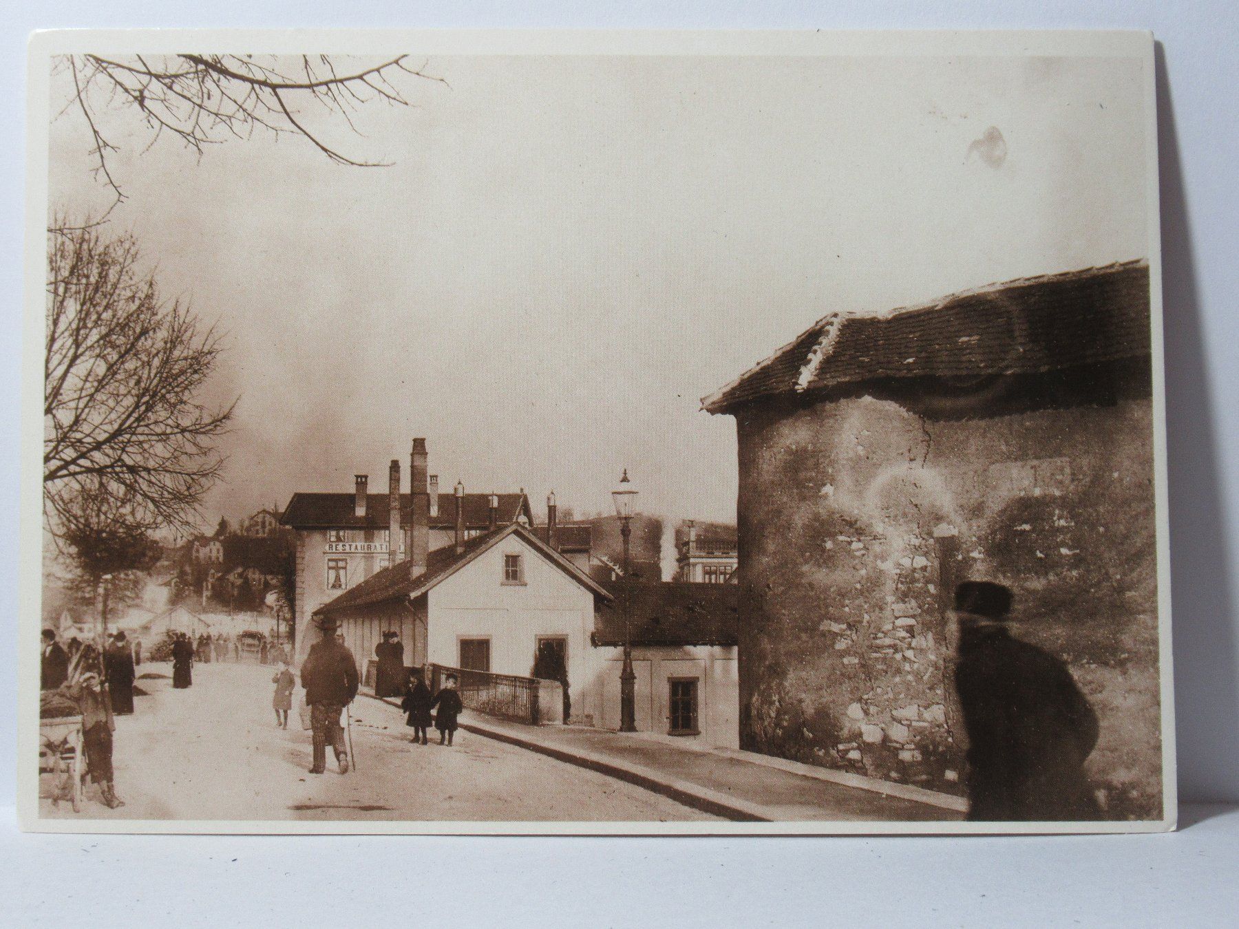 Cartoline postali: Schaffhausen , Bahnhofstrasse , Restaurant 1894 – Nuovo (secondo la descrizione) da Grenchen venduto da Bluemchen1900