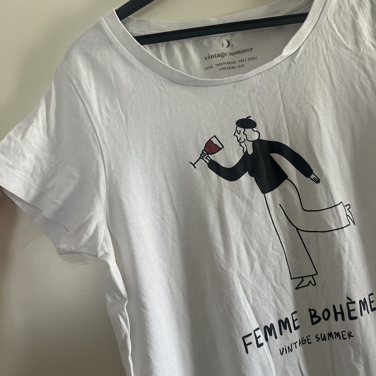T-Shirts: FUNNY WINE COTTON T-SHIRT M – Gebraucht aus Zofingen von JumpInVintage 3