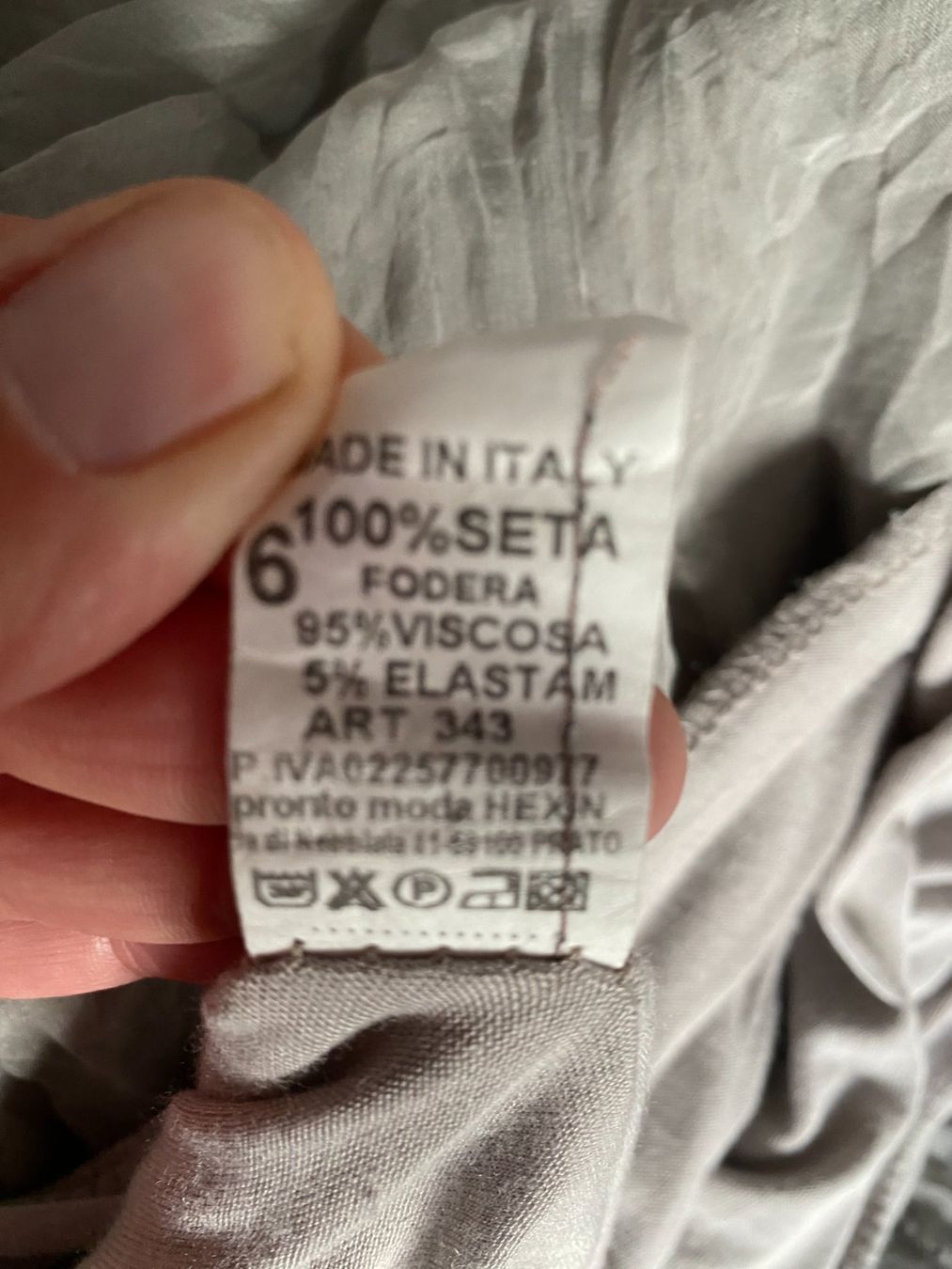Tuniken: Seidentunika aus Italien Gr. 38 – Gebraucht aus Stetten SH von bijoux18 6