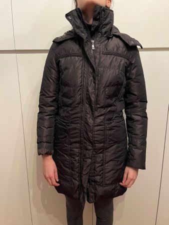 Vendo piumino lungo marrone taglia M.