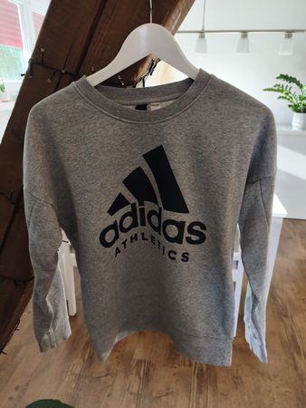 Adidas Pullover, grau, Grösse S