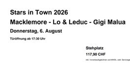 Stars in Town Ticket