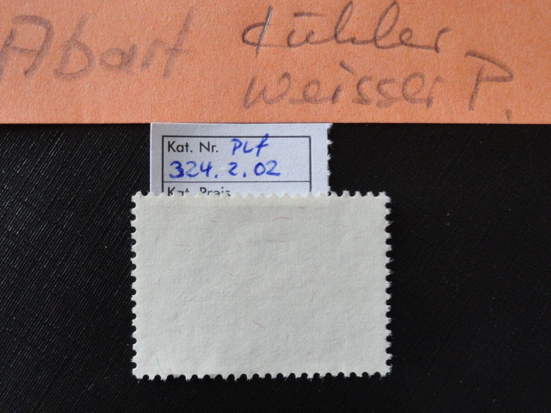Tous les timbres: 1956, Nr. 324 mit Abart. Weisser Fleck – D'occasion à stäfa par brandy66 1