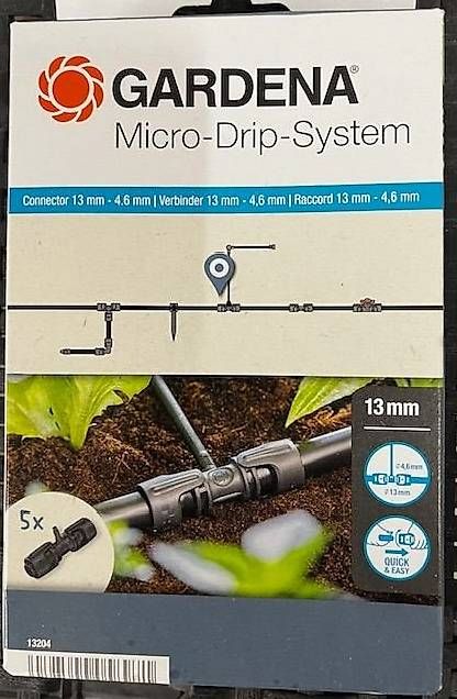 Gardena Tubi & Tubi flessibili: Gardena Micro-Drip-System L-Stück und Verbinder – Nuovo e nell'imballaggio originale da Veltheim AG venduto da rolo71 1