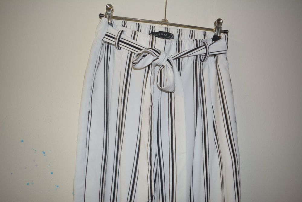 Mädchen Sommerhose Baumwolle - Bequeme Freizeithose High Waist