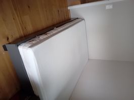 Bett 120cm x 200cm inkl Lattenrost und Matratze und Topper