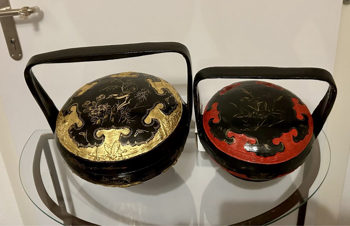 Altro in Antiquarato & Arte: Charmant duo de paniers de mariage chinois – Usato da Petit-Lancy venduto da Pierre_le_voyageur 8