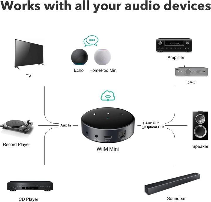 Wiim Audio- & Mediensysteme: WiiM Mini Audio Streamer Netzwerkplayer schwarz  – Gebraucht aus Herrenschwanden von chl_s29q 1