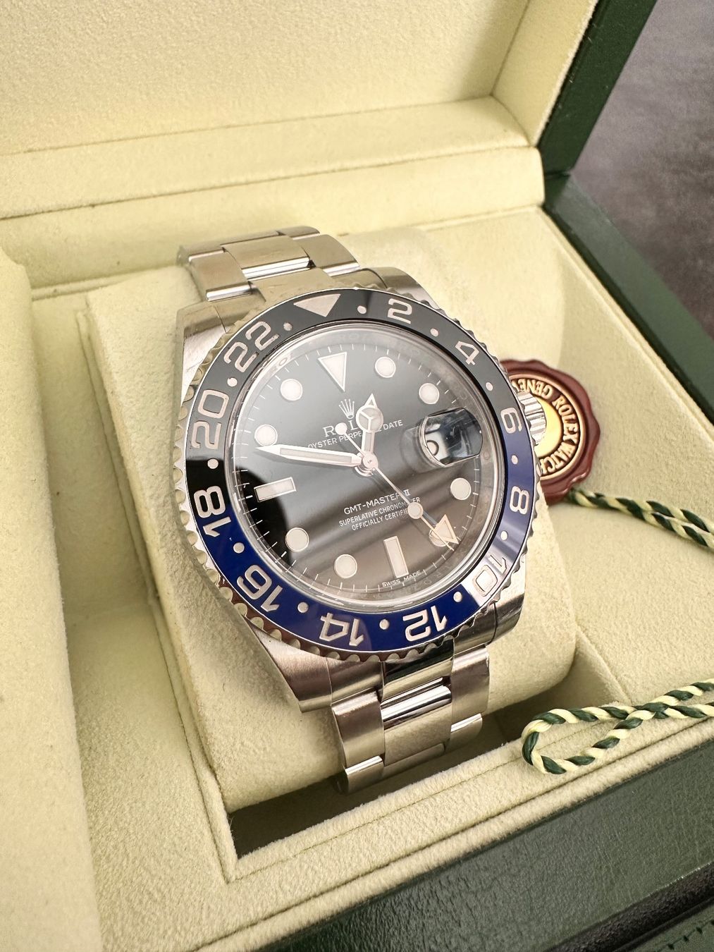 Rolex Orologi: Rolex GMT Master II - Ref. 116710BLNR – Usato da Genève venduto da SovereignWatch 2