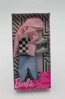 Barbie Ken Fashion Pack Pink Hoodie & Checkered Top
