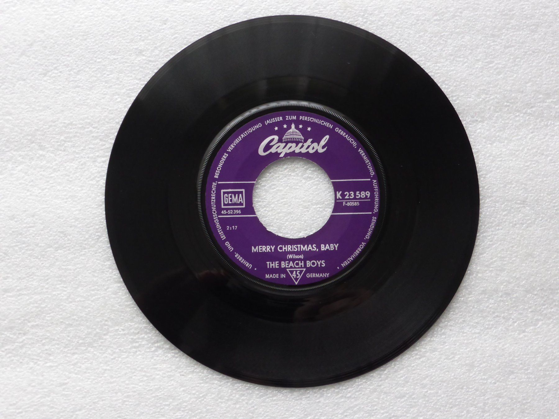 Schallplatten: Vinyl Single  THE BEACH BOYS – Gebraucht aus Küssnacht am Rigi von Mondkinder 1