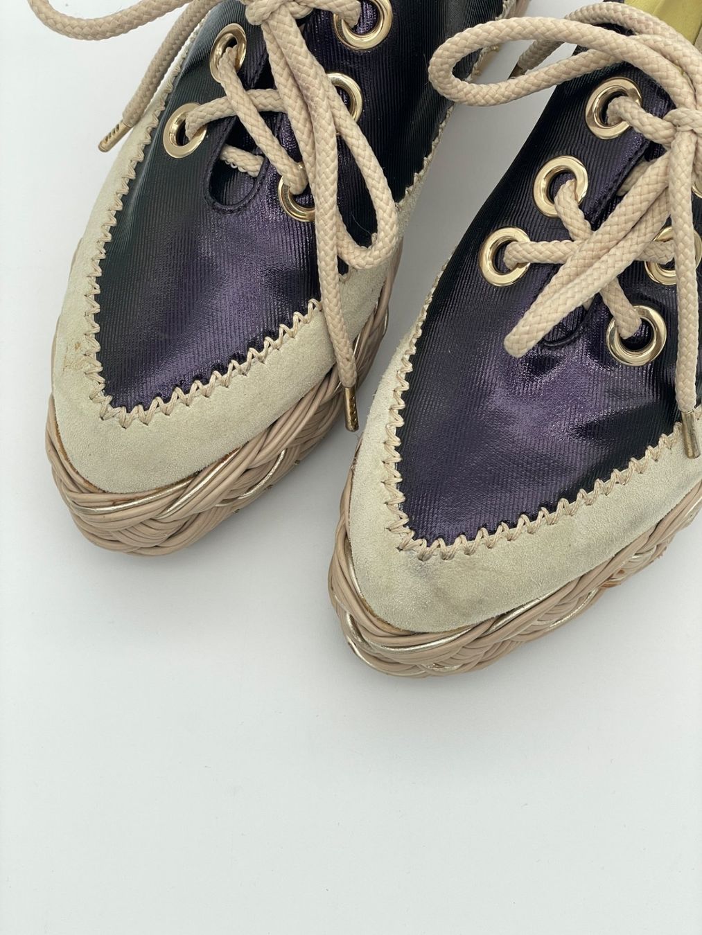 Scarpe da donna: Pollini Espadrille Platform Derby EU 37 Mehrfarbig – Usato da Zürich venduto da shoe_shop 5