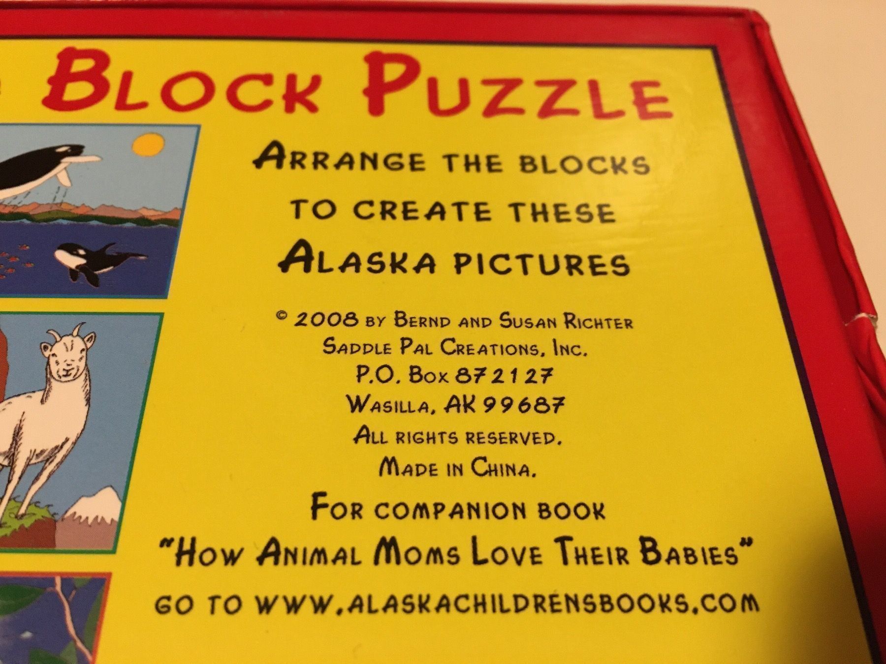 Puzzle: Alaska Block Puzzle in englisch – Usato da Andwil SG venduto da Rainboli 4