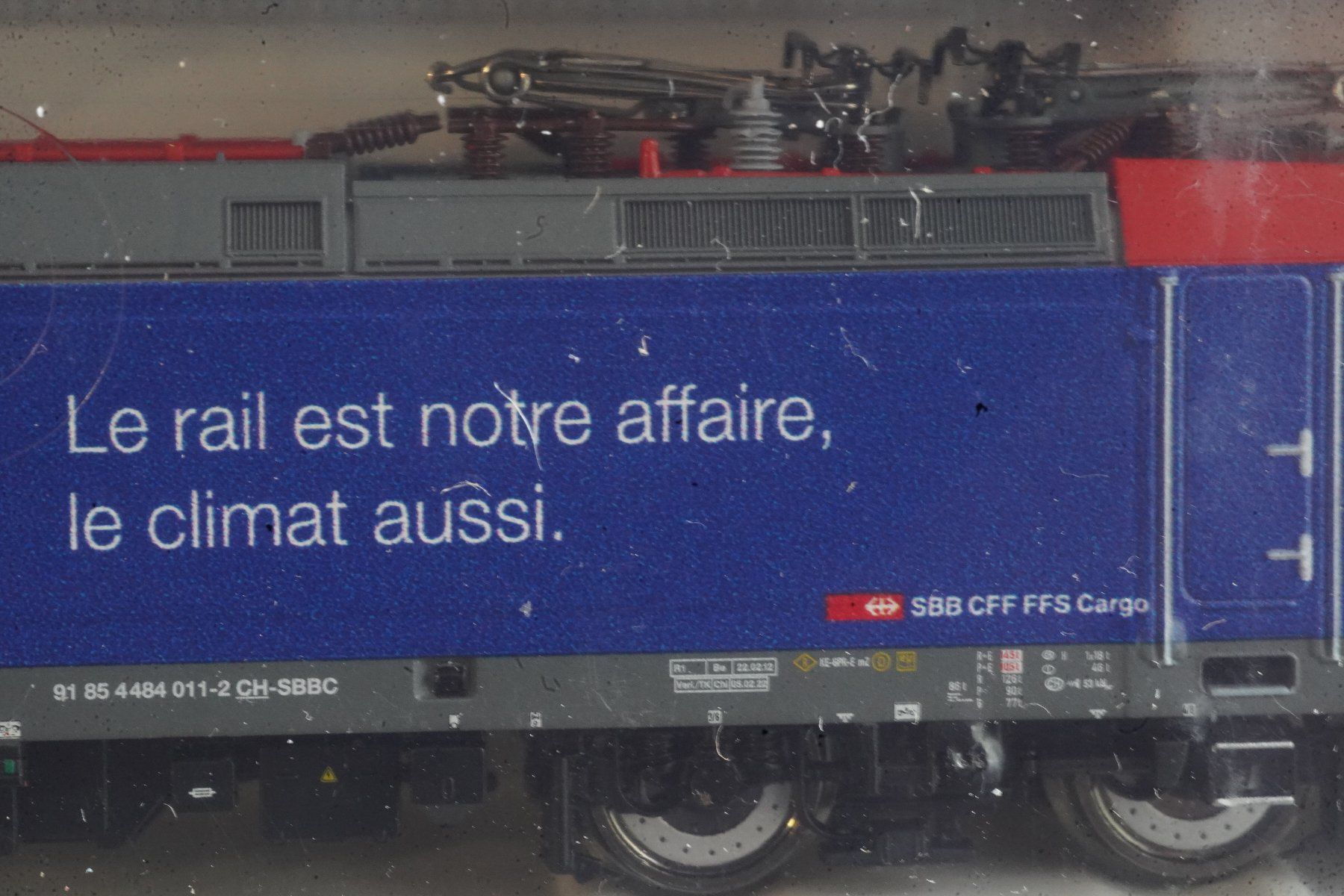 Fleischmann Modellini di ferrovie: Spur n: SBB Cargo E-Lok 484, Fleischmann 738811 – Nuovo e nell'imballaggio originale da Basel venduto da bepebuba 2
