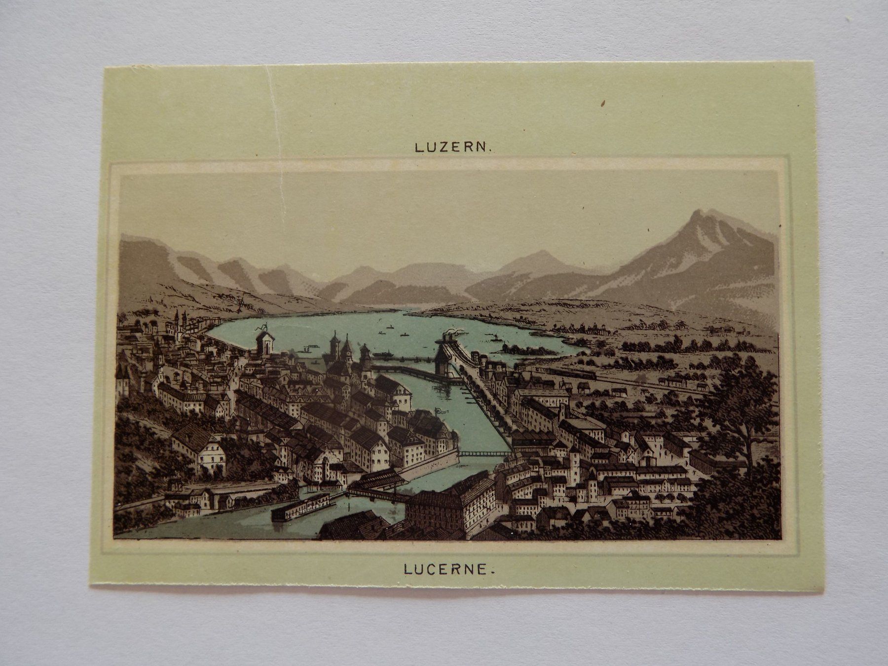 Incisioni: Luzern koloriert – Usato da Risch venduto da Antikfee 3