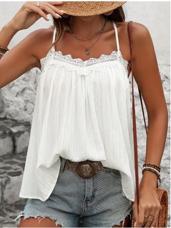 NEUES luftiges Sommer Top uni weiss Gr. S - 225214