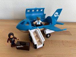 Brio blaues Flugzeug 33306