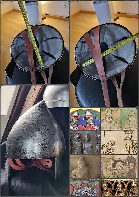 Abbigliamento & accessori d'epoca: Nasalhelm Hochmittelalter  – Usato da Horn venduto da sniper0174